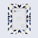 Picture Frames Hypno Frost Pattern Bone Inlay Collection in 3 Sizes