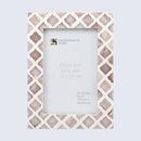 Picture Frames Moor Fire Pattern Mother of Pearl & Resin Collection in 3 Sizes
