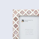 Picture Frames Moor Fire Pattern Mother of Pearl & Resin Collection in 3 Sizes