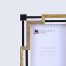 Picture Frames Silhouette Sequenced Pattern Resin Inlay Collection in 2 Sizes