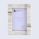 Picture Frames West Coast Barbara Pattern Bone Inlay Collection in 2 Sizes