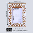 Picture Frames Alhambra Cama Pattern Resin Inlay Collection in 2 Sizes