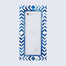 Taj Pattern Picture Frame Handmade Wall Hanging Decor Blue - 4x10