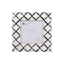 Picture Frames Moroccan Pattern Bone & Resin Inlay Collection in 27 Sizes, Black
