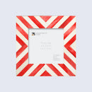 Baby Picture Frames Chevron Pattern Bone Inlay Collection in 6 Colors