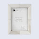 Hand Carved White Bone Inlay Photo Picture Frame in 3 Sizes