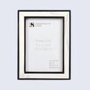 Resin Inlay Frame - Black & White in 4x6 & 5x7