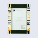 Sea Green Abstract Ink Resin Inlay Picture Frame in 4x6 & 5x7