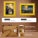 Resin Inlay Handmade Yellow Picture Frame for Wall & Tabletop - 5x7