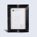 Horn Inlay Shagrin Picture Photo Frames Black, 4x6 5x7