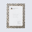 Picture Frames Checkered Pattern Bone Inlay Collection in 27 Sizes