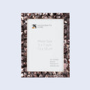 Picture Frames Mother of Pearl Collection in 27 Sizes, Grey