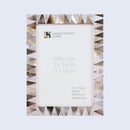 Picture Frames Pearlescent Ivory Pattern Mother of Pearl Collection in 3 Sizes