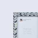 Picture Frames Artic Smoke Pattern Bone & Resin Inlay Collection in 3 Sizes