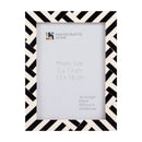 Picture Frames Avant Coco Pattern Resin Inlay Collection in 3 Sizes