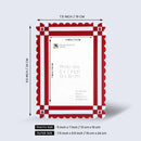 Picture Frames Chalet Rusch Pattern Resin Inlay Collection in 2 Sizes