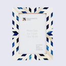 Picture Frames Hypno Frost Pattern Bone Inlay Collection in 3 Sizes