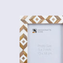 Picture Frames Marquet Array Pattern Resin Inlay Collection in 8 Sizes, Pack of 2