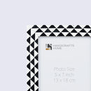 Picture Frames Marquet Prism Pattern Resin Inlay Collection in 8 Sizes, Pack of 2