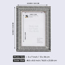 Picture Frame Rhythm Particles Collection Black & White - 5x7