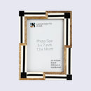 Picture Frames Silhouette Sequenced Pattern Resin Inlay Collection in 2 Sizes