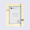 Picture Frames West Coast Barbara Pattern Bone Inlay Collection in 2 Sizes