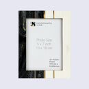 Picture Frames West Coast Ventura Pattern Bone & Resin Inlay Collection in 2 Sizes