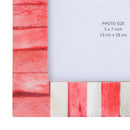 Poster Picture Frame USA American Flag Bone & Resin Inlay Collection in 6x6 Size