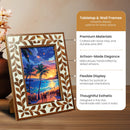 Picture Frames Alhambra Cama Pattern Resin Inlay Collection in 2 Sizes