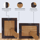 Picture Frames Roots & Stem Pattern Wooden Collection in 5x7