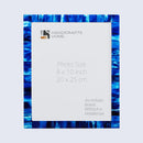 Picture Frames Classic Pattern Bone Inlay Collection in 27 Sizes, Blue