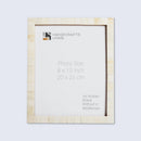 Picture Frames Classic Pattern Bone Inlay Collection in 27 Sizes, White