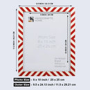 Picture Frames Candy Cane Strawberry Pattern Bone & Resin Inlay Collection in 3 Sizes, Pack of 2