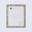 Picture Frames Checkered Pattern Bone Inlay Collection in 27 Sizes