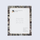 Picture Frames Classic Pattern Bone Inlay Collection in 27 Sizes, Grey