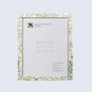 Picture Frames Mother of Pearl Collection in 27 Sizes, Green