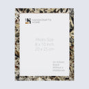Picture Frames Rare Earth Corsica Pattern Resin Inlay Collection in 3 Sizes