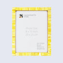 Picture Frames Classic Pattern Bone Inlay Collection in 27 Sizes, Yellow