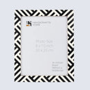 Picture Frames Avant Coco Pattern Resin Inlay Collection in 3 Sizes
