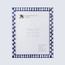 Picture Frames Avant Drops Pattern Mother of Pearl & Resin Collection in 3 Sizes
