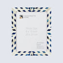 Picture Frames Hypno Frost Pattern Bone Inlay Collection in 3 Sizes