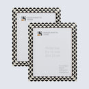 Picture Frames Marquet Prism Pattern Resin Inlay Collection in 8 Sizes, Pack of 2