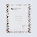Picture Frames Pearlescent Barley Pattern Mother of Pearl Collection in 3 Sizes