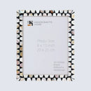Picture Frames Pearlescent Flash Pattern Mother of Pearl & Resin Collection in 3 Sizes