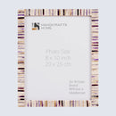 Picture Frames Pearlescent Hologram Pattern Bone Inlay Collection in 3 Sizes
