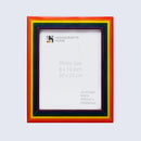 Picture Frames Spectrum Pride Pattern Resin Inlay Collection in 3 Sizes