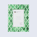 Picture Frames Mosaic Diamond Pattern Bone & Resin Inlay Collection in 3 colors, 4x6