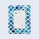 Picture Frames Moroccan Pattern Bone & Resin Inlay Collection in 5 Color Options | 1.5" Border Width