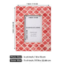 Picture Frames Moroccan Pattern Bone & Resin Inlay Collection in 5 Color Options | 1.75" Border Width