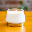 Accent Pressed Floral Candle - Forest
